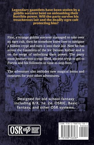 Wondrous and Perilous(TM) Adventures Furvik's Destiny, for Old School Fantasy