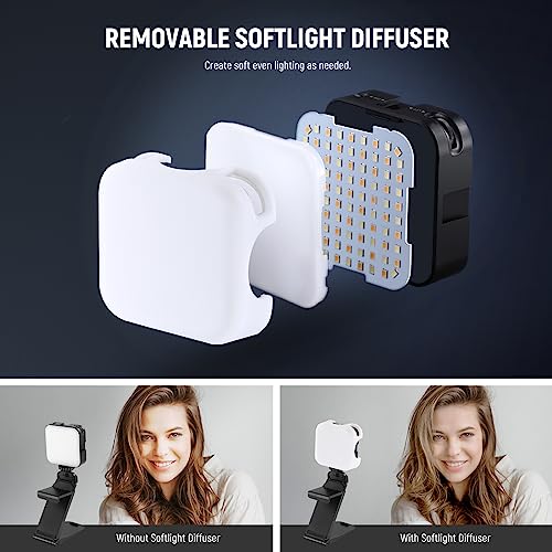 NEEWER LED Streaming Light with Windows & macOS Software Control, 2 in 1 Monitor Mount & Stand, Ultra Bright 2900K-7000K USB Laptop Computer Webcam Lighting for Video Conference, Zoom Call, PL81 PRO