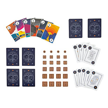 Stellar Factory Archduke Strategy Memory Card Game, 2-6 Players, Ages 12+ | 24 screen-printed wood tokens; build your tableau while disrupting rivals; slim travel-friendly box; 104 cards + rulebook.