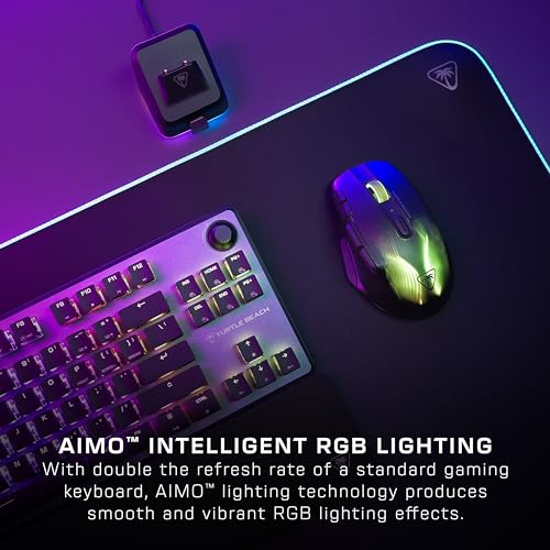 Turtle Beach Vulcan II TKL Pro Hall-Effect Mechanical RGB Gaming Keyboard | Magnetic Switches, Adjustable Actuation, Customizable RGB Keys, Rapid Trigger, Swappable Keycaps, Tenkeyless, White - color: Black