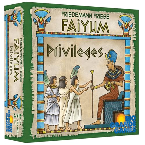 Rio Grande Games Faiyum Privileges Expansion Strategy Card Game, 1-5 Players, Ages 14+