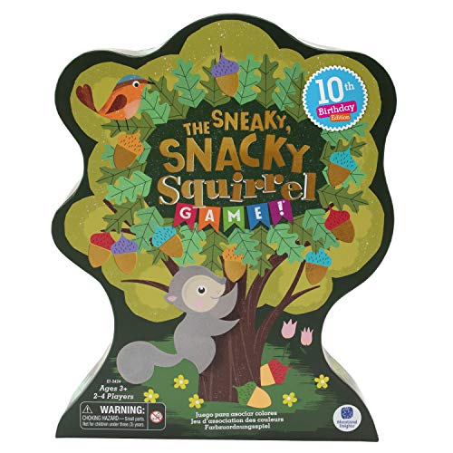 Educational Insights Sneaky, Snacky Squirrel Game! Special Edition, Easter Game for Toddler & Preschoolers, Color Matching, Fine Motor Skills, Ages 3+