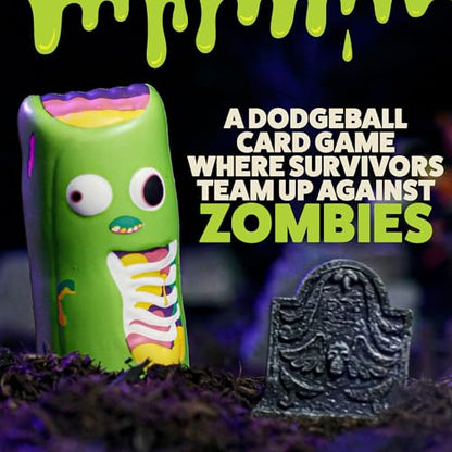 Exploding Kittens Zombie Burrito 3-6 Players, Age7+ Dodgeball Card Game | Zombies vs Survivors! Collect matching cards, use special powers, and throw squishy burritos to win team battles. - size: 9 inches x 10 inches x 3 inches, style: Zombie Burrito