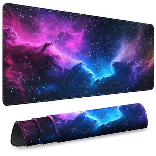 Gaming Mouse Pad, Desk Mat for Keyboard and Mouse, Large Mouse Pad for Desk, Computer Mousepad - color: Starry Sky 5