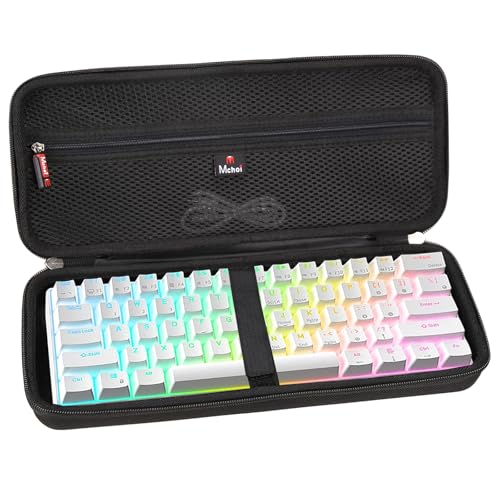 Mchoi Mechanical Keyboard Case Suitable for 60% 65% Wired/Wireless Bluetooth Mechanical Gaming Keyboard, Case Only