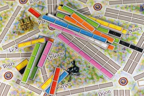 Asmodee Ticket to Ride France + Old West Board Game Expansion - Train Route Strategy Game, Fun Family Game for Kids & Adults, Ages 8+, 2-6 Players, 30-60 Minute Playtime | Train Route Strategy Game, Fun Family Game for Kids & Adults, Ages 8+, 2-6 Players,