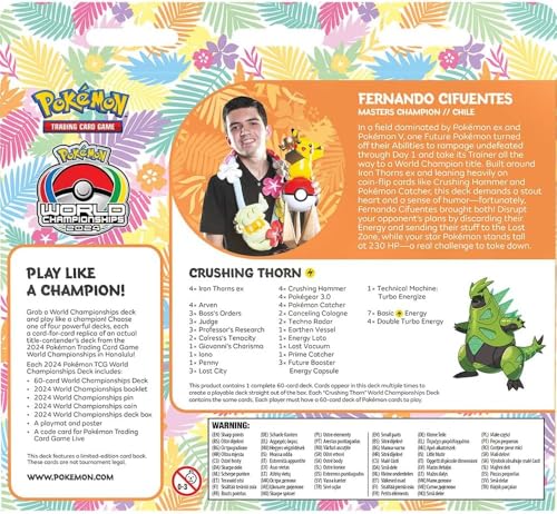 2024 Pokémon TCG World Championships Deck (One Random Deck)