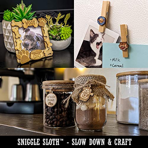 D20 20 Sided Gaming Gamer Dice Critical Role Mini Wood Shape Charms Jewelry DIY Craft - 20mm (15pcs) - No Hole - color: No Hole, size: 20mm (15pcs)