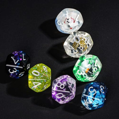 10 Pack D10 Polyhedral Dice Set, Random Color 10 Sided DND Dice for RPG Role Playing Games Table Games - color: 10pcs D10 Random Color