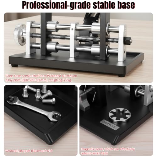 Bicycle Wheel Truing Stand with Precision Dial Indicators Bike Alignment Frame