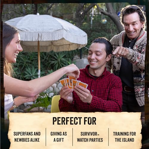 Exploding Kittens Survivor The Tribe Has Spoken, 3-6 Players, Ages 8+ | In the official Survivor card game Build alliances, find immunity idols, and vote rivals out iI. Quick to learn, family fun - style: The Tribe Has Spoken