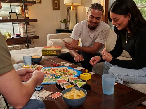 CATAN Board Game (6th Edition) Trade, Build & Settle in the Classic Strategy Game for Family, Kids & Adults, Ages 10+, 3-4 Players, 60-90 Min Playtime | Trade, Build & Settle in the Classic Strategy Game for Family, Kids & Adults, Ages 10+, 3-4 Players, 6