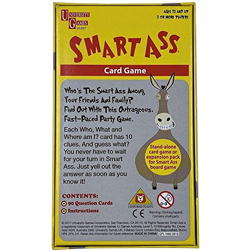 Smart Ass BOX-01257 Mini Travel Game
