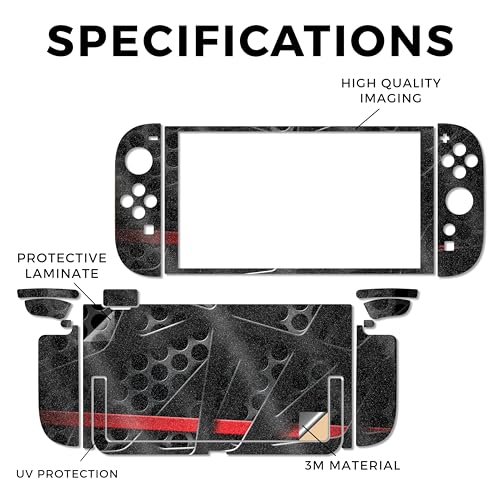 Glossy Glitter Gaming Skin Compatible with Nintendo Switch 2 Console Only - Tech Web - Premium 3M Vinyl Protective Wrap Decal Cover - Easy to Apply | Crafted in The USA by MightySkins - color: Tech Web, size: Switch 2 Console Skin Only, style: Glossy Glit