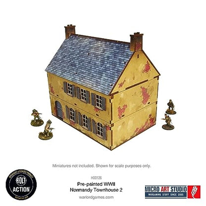 WW2 Normandy Townhouse 2 HDF Prepainted Terrain