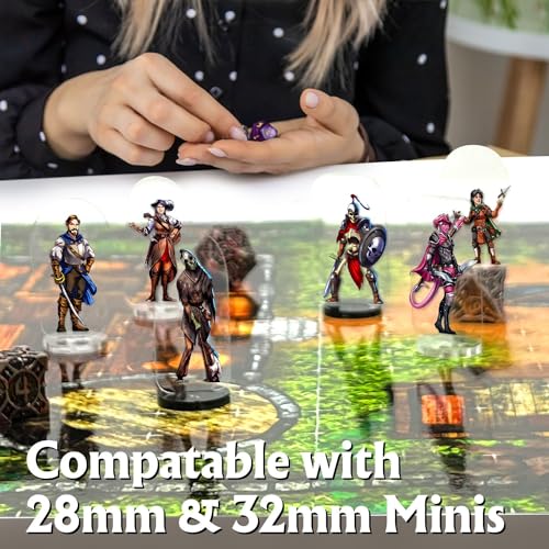 Arcknight The Extras Pack Roleplaying Battlemaps; 16 Modular RPG Maps in 8 Double-Sided Pages, 1" Square Grid, Modular & Versatile Design for Tabletop Gaming - for Dungeons & Dragons & Pathfinder - style: Extras