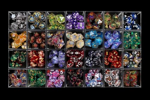 1985 Games Sharp Edge Polyhedral Dice Set – Mystery RPG Dice for Dungeons & Dragons & Tabletop RPGs | Pack of 6 - color: Resin Mystery Dice, size: Pack of 6