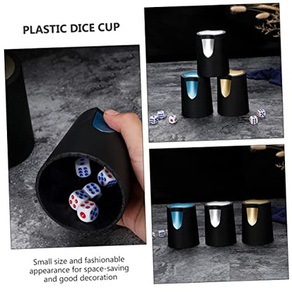 2pcs Practical Plastic Dice Cup Fashion Dice Storage Container for Ktv Game Night Easy to Use Clean Lightweight Design for Parties and Table Games