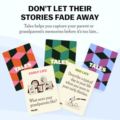 TALES 150 Conversation Cards, Life Story Edition, Preserve Family Memories - color: Life Story Edition