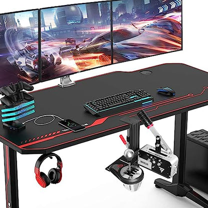 Racing Sim Shifter & Handbrake Desk Mount Clamp Compatible with Logitech G Driving Force, Thrustmaster TH8A, TH8S, TSSH, USB Handbrake (14/16/64 Bit) & G29/920/923, T248/300/500 Wheels (ONLY Clamp)