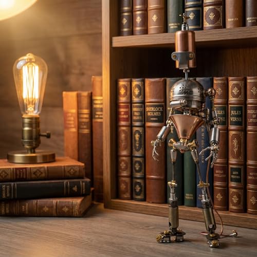 3D Metal Puzzle for Adults, Steampunk Mechanical Model Building Kit - 3D Jigsaw Puzzle for Teens & Adults, Challenging & Creative DIY Art Project, Unique Gift Idea