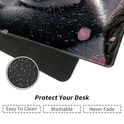 Cute Baby Panda for MTG & TCG Playmat Mouse Pad,BFDHGQZC 24" x 14" Game Mat for MTG/RPG/CCG Trading Card Game Playmats Table Mat Perfect for Card Games Video Games Computer Office - color: Cute Baby Panda