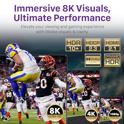 Fosmon 3-Port HDMI 8K Switch with Remote, Support 8K@60Hz 4K@120Hz HDR10+ HDCP 2.3 High Speed 48Gbps 3 in 1 Out Auto-Switching 3x1 HDMI 2.1 Switcher Splitter Hub Compatible with PS5, Xbox X, Apple TV - style: 8K HDMI Switch 3 In 1 Out