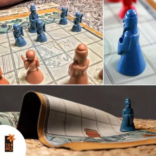 Arcane Wonders Onitama | 2-Player Abstract Duel with Modular Movement Cards | 5x5 Grid Chess-Like Tactics for Strategic Thinkers | Ages 8+ | 15-20 Minutes | Portable Martial Arts