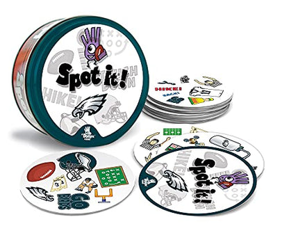 MasterPieces Game Day - NFL Philadelphia Eagles Spot It Game For Kids, Adults, and Family - style: Philadelphia Eagles