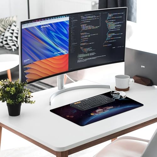 Gaming Mouse Pad, Outer Ship Wilds Mouse Pad 11.8x23.6 Inch Large Extended Computer Mouse Mat Keyboard Full Desk Mousepad for Gaming, Office, Home - color: style-23, size: 11.8 x23.6-Inch