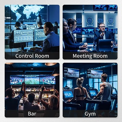 TESmart 8x8 HDMI Matrix 4K Matrix Switcher Support EDID, 4K@30HZ, 1080P 3D, HDCP, 8 in 8 Out HDMI Switch with IR Remote Control, RS232, TCP/IP Control, Rack-Mount HDMI Matrix - size: 8 IN 8 OUT 4K30