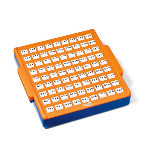 hand2mind Multiplication Practice Board, Math Facts Games, Elementary Math Manipulatives, Educational Toys, Kids Learning Toys, Number Centers for Classroom, Multiplication Table Learning Activities