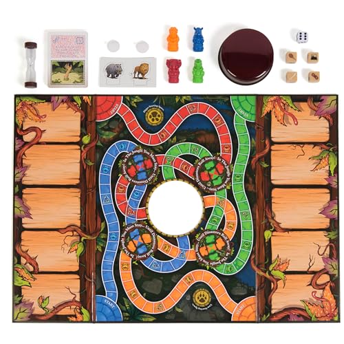 Spin Master Games Jumanji: The Game 30th Anniversary Classic Board Game | Thrilling Jungle Adventure, Solve Riddles & Dodge Dangers To Win, Teaches Strategic Problem Solving, 2-4 Players, Ages 8+ - style: Classic Board Game