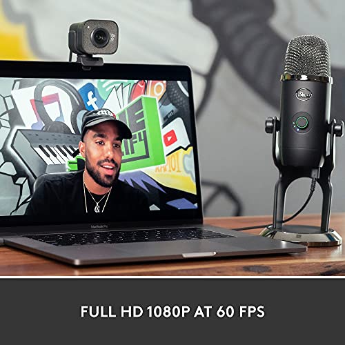 Logitech StreamCam Premium Webcam for Streaming and Content Creation, Full HD 1080p 60 fps, Works with Microsoft Teams, Google Meet, Zoom, Nintendo Switch 2’s new GameChat mode, for PC/Mac – Graphite | For streaming and content creation, works with Micros