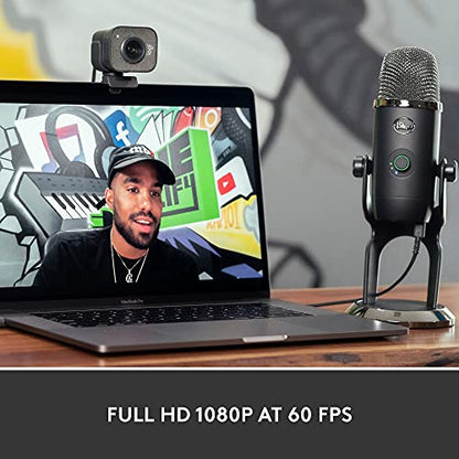 Logitech StreamCam Premium Webcam for Streaming and Content Creation, Full HD 1080p 60 fps, Works with Microsoft Teams, Google Meet, Zoom, Nintendo Switch 2’s new GameChat mode, for PC/Mac – Graphite | For streaming and content creation, works with Micros