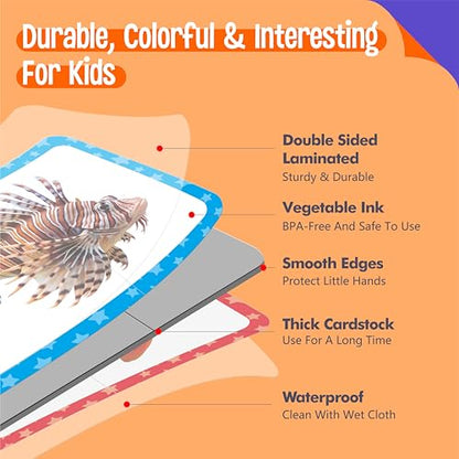 48 Animal Matching Puzzles with Error-Correction, Self-Correcting Puzzle Match Game Educational Learning Activities for Toddlers, Kindergarten, Animal-Themed Learning Games Toys for 3 Years Old - style: Animal-C