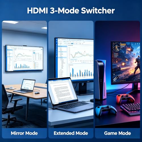 8K HDMI 2.1 Cable 1.5FT (5-Pack), Certified 48Gbps Ultra High Speed HDMI Cable, 10K 8K@60Hz, 4K@120Hz, HDCP 2.2&2.3, eARC HDR 10 Dolby DTS:X, Compatible with PS5/Blu-ray/HDTV/Roku TV/Switch 2/Mac mini - size: 1.5FT, style: 5-Pack