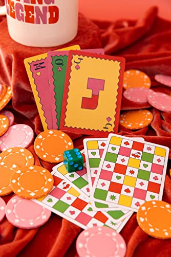 ban.do Game On! Waterproof Playing Cards, Standard 52 Deck of Cards, Waterproof Cards with Storage Case