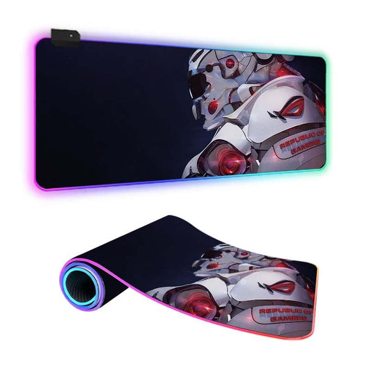 Gaming Led Luminous Mouse Pad, RGB01 Keyboard Pad, Non-Slip Mouse Pad, Computer Accessories - color: RGB01