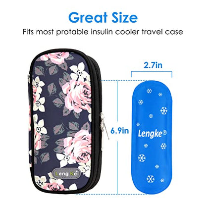 YOUSHARES Diabetes Ice Packs for Insulin Cooler Travel Case - Mini Ice Packs Suitable for Most Insulated Medication Travel Bag, TSA Approved Ice Packs for Diabetic Travel Case - color: Travel Ice Packs