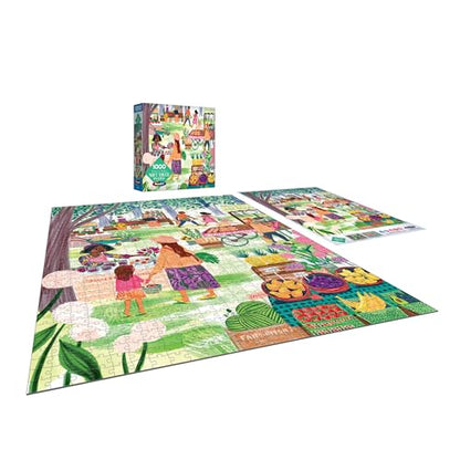 RoseArt - Soft Touch - Farmer's Market - 1000 Piece Jigsaw Puzzle for Adults - style: Farmer's Market