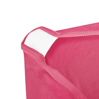 Peomeise 4FT Spandex Table Cover Rectangular Stretch Spandex Tablecloth (Hot Pink,4FT) - color: Hot Pink, size: 48" x 30" (Rectangle)