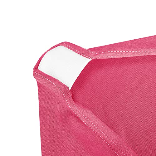 Peomeise 6FT Spandex Table Cover Rectangular Stretch Spandex Tablecloth (Hot Pink,6FT) - color: Hot Pink, size: 72" x 30" (Rectangular)