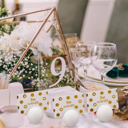 Leinuosen 24 Pcs Resin Golf Base Centerpieces Place Card Holder Golf Ball Shaped Table Number Holder Name Place Photo Stand for Office Menu Events Wedding Party - style: Golf Ball