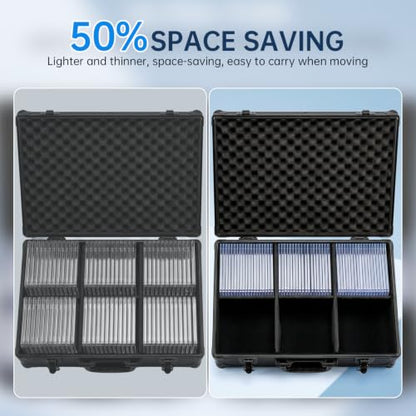 60ct Magnetic Card Holder, 35pt Slim One Touch Trading Card Holder, Hard Plastic Protectors, U-V Protection Magnet Cards Display Case Fits for Baseball, Football, Game, Sports Cards, Ultra Slim - size: 60 SLIM