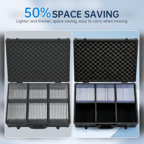 60ct Magnetic Card Holder, 35pt Slim One Touch Trading Card Holder, Hard Plastic Protectors, U-V Protection Magnet Cards Display Case Fits for Baseball, Football, Game, Sports Cards, Ultra Slim - size: 60 SLIM