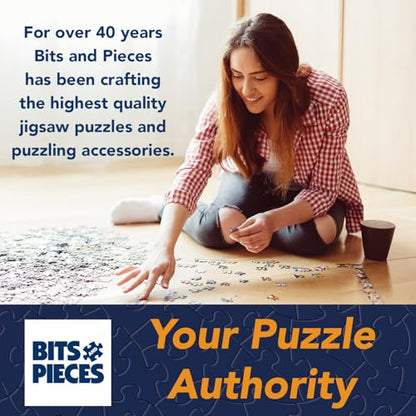 Bits and Pieces – 1000 Piece Jigsaw Puzzle for Adults – Birds On The Porch Steps - Flowers Jigsaw Puzzle by Greg Giordano, Completed Puzzle Size: 18" x 24" - size: 1000 Piece Puzzle
