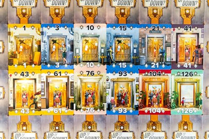 Capstone Games Up or Down? Interactive Strategy Card Game Ages 8+ Family | Easy-to-Learn Strategic Card Game for Game Night