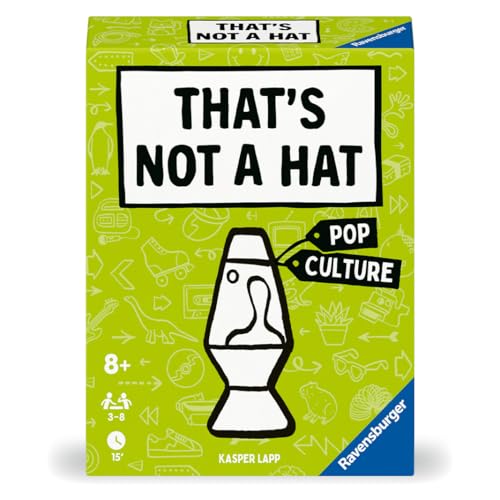 Ravensburger that’s Not A Hat - Pop Culture - Fun Bluffing & Memory Party Card Game for 3-8 Players | Fun Entertainment for Families |Travel Friendly - style: That's Not A Hat Pop Culture