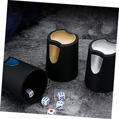 1pc Stylish Dice Cup Portable Plastic Holder for Party Games Easy to Clean Lightweight Compact Dice Storage Container for Bar Ktv Entertainment